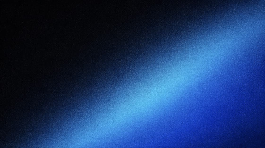 A diagonal sweep of electric blue light — force flowing through the capture stack.